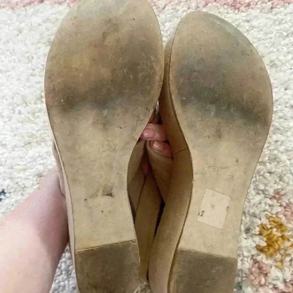 J.Crew‎ suede platform sandals 8.5